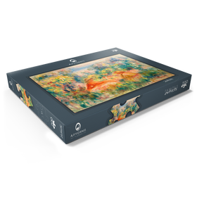 Alternative Darstellung des Puzzle-Motivs Two Women in a Landscape (Deux femmes dans un paysage) (1918) by Pierre-Auguste Renoir – Puzzleteile: 200