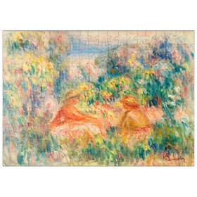 Darstellung des Puzzle-Motivs Two Women in a Landscape (Deux femmes dans un paysage) (1918) by Pierre-Auguste Renoir – Puzzleteile: 200