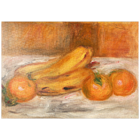 Darstellung des Puzzle-Motivs Oranges and Bananas (Oranges et bananes) (1913) by Pierre-Auguste Renoir – Puzzleteile: 1000
