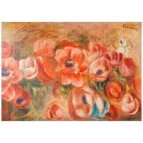 Darstellung des Puzzle-Motivs Anemones (Anémones) (1912) by Pierre-Auguste Renoir – Puzzleteile: 1000