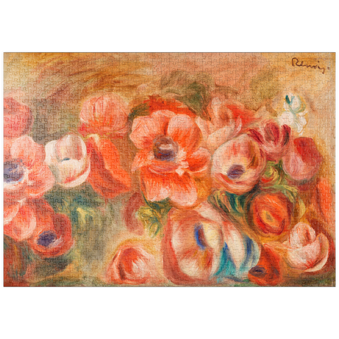 puzzleplate Anemones (Anémones) (1912) by Pierre-Auguste Renoir 1000 Puzzle
