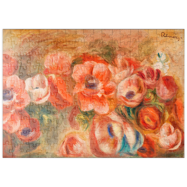 puzzleplate Anemones (Anémones) (1912) by Pierre-Auguste Renoir 200 Puzzle