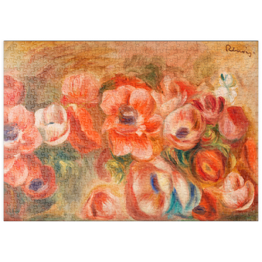 puzzleplate Anemones (Anémones) (1912) by Pierre-Auguste Renoir 500 Puzzle