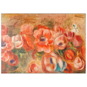 Darstellung des Puzzle Motivs Anemones (Anémones) (1912) by Pierre-Auguste Renoir - Puzzleteile: 500