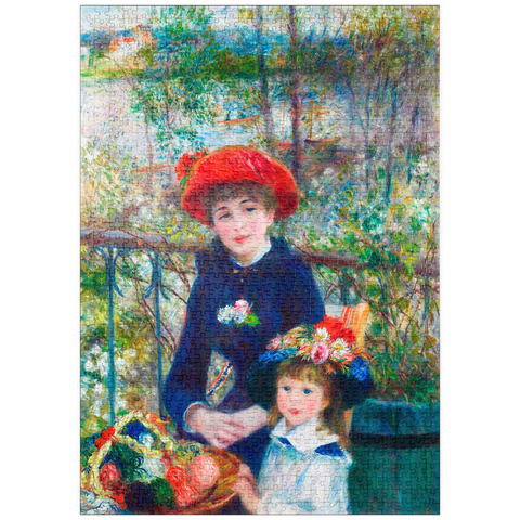 puzzleplate Two Sisters (On the Terrace) (1881) by Pierre-Auguste Renoir 1000 Puzzle