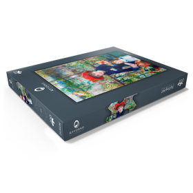 Darstellung des Puzzle Motivs Two Sisters (On the Terrace) (1881) by Pierre-Auguste Renoir - Puzzleteile: 100