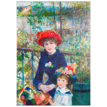 puzzleplate Two Sisters (On the Terrace) (1881) by Pierre-Auguste Renoir 100 Puzzle