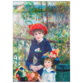 Darstellung des Puzzle-Motivs Two Sisters (On the Terrace) (1881) by Pierre-Auguste Renoir – Puzzleteile: 200