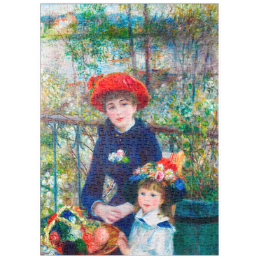 puzzleplate Two Sisters (On the Terrace) (1881) by Pierre-Auguste Renoir 500 Puzzle