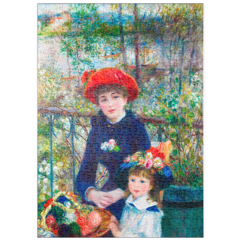 puzzleplate Two Sisters (On the Terrace) (1881) by Pierre-Auguste Renoir 500 Puzzle