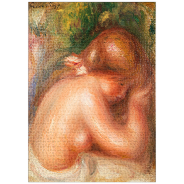 puzzleplate Nude Torso of Young Girl (Torse nu de jeune fille) (1910–1912) by Pierre-Auguste Renoir 1000 Puzzle