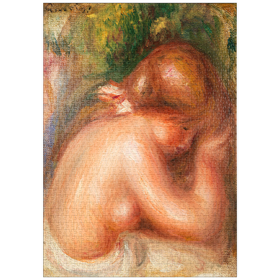 Darstellung des Puzzle Motivs Nude Torso of Young Girl (1910-1912) by Pierre-Auguste Renoir - Puzzleteile: 1000