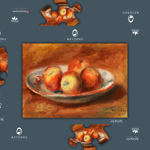 Apples (Pommes) (1914) by Pierre-Auguste Renoir 1000 Puzzle Schachtel 3D Modell
