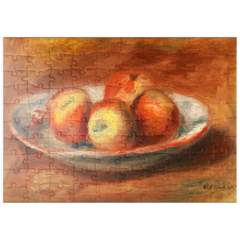 puzzleplate Apples (Pommes) (1914) by Pierre-Auguste Renoir 100 Puzzle