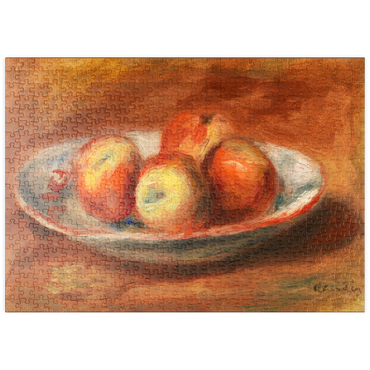 puzzleplate Apples (Pommes) (1914) by Pierre-Auguste Renoir 500 Puzzle