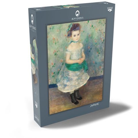 Portrait of Jeanne Durand-Ruel (Portrait de Mlle. J.) (1876) by Pierre-Auguste Renoir 1000 Puzzle Schachtel Ansicht2