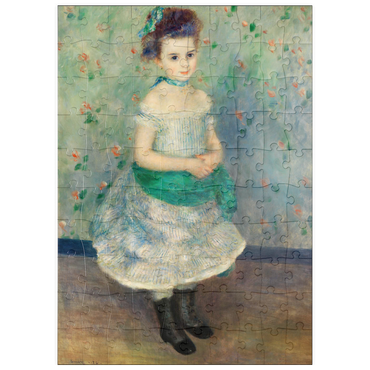 puzzleplate Portrait of Jeanne Durand-Ruel (Portrait de Mlle. J.) (1876) by Pierre-Auguste Renoir 100 Puzzle
