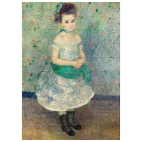 puzzleplate Portrait of Jeanne Durand-Ruel (Portrait de Mlle. J.) (1876) by Pierre-Auguste Renoir 100 Puzzle