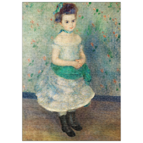 puzzleplate Portrait of Jeanne Durand-Ruel (Portrait de Mlle. J.) (1876) by Pierre-Auguste Renoir 500 Puzzle