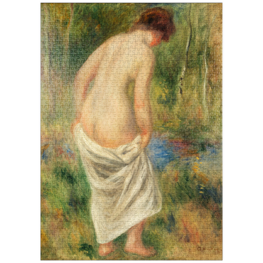 puzzleplate After the Bath (Après le bain) (1901) by Pierre-Auguste Renoir 1000 Puzzle