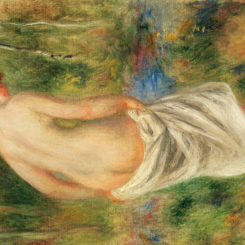 After the Bath (Après le bain) (1901) by Pierre-Auguste Renoir 100 Puzzle 3D Modell