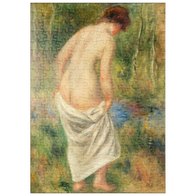 Darstellung des Puzzle-Motivs After the Bath (Après le bain) (1901) by Pierre-Auguste Renoir – Puzzleteile: 200