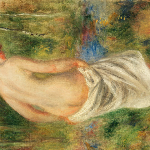 After the Bath (Après le bain) (1901) by Pierre-Auguste Renoir 200 Puzzle 3D Modell
