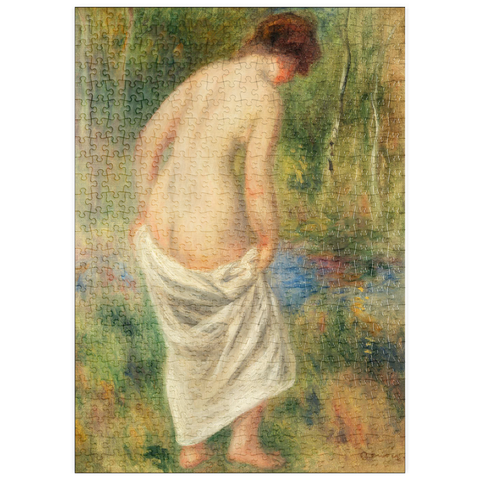 puzzleplate After the Bath (Après le bain) (1901) by Pierre-Auguste Renoir 500 Puzzle