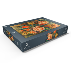 Alternative Darstellung des Puzzle-Motivs Bouquet of Roses (Bouquet de roses) (1900) by Pierre-Auguste Renoir – Puzzleteile: 1000