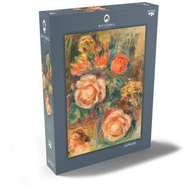 Bouquet of Roses (Bouquet de roses) (1900) by Pierre-Auguste Renoir 1000 Puzzle Schachtel Ansicht2