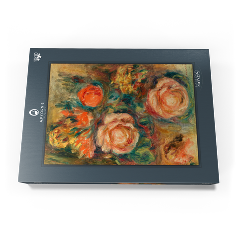 Bouquet of Roses (Bouquet de roses) (1900) by Pierre-Auguste Renoir 1000 Puzzle Schachtel Ansicht3