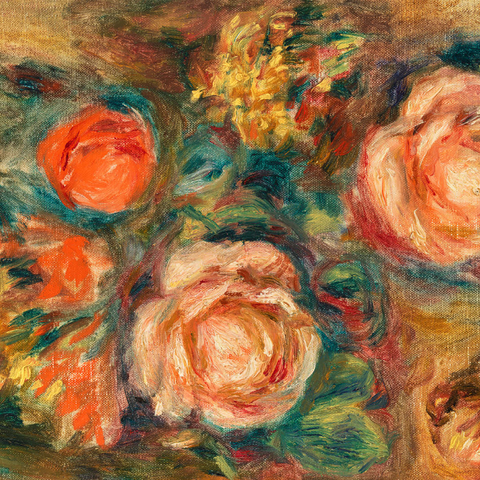 Bouquet of Roses (Bouquet de roses) (1900) by Pierre-Auguste Renoir 1000 Puzzle 3D Modell