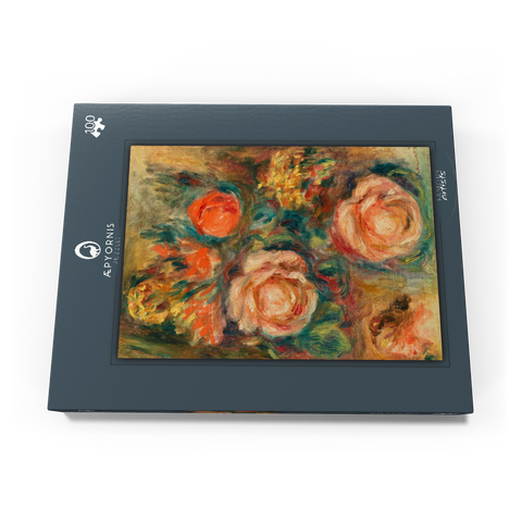 Bouquet of Roses (Bouquet de roses) (1900) by Pierre-Auguste Renoir 100 Puzzle Schachtel Ansicht3
