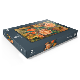 Alternative Darstellung des Puzzle-Motivs Bouquet of Roses (Bouquet de roses) (1900) by Pierre-Auguste Renoir – Puzzleteile: 200