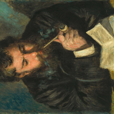Auguste Renoir (1872) by Claude Monet 200 Puzzle 3D Modell