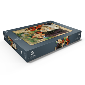 Alternative Darstellung des Puzzle-Motivs The Artist's Family (La Famille de l'artiste) (1896) by Pierre-Auguste Renoir – Puzzleteile: 1000