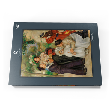 The Artist's Family (La Famille de l'artiste) (1896) by Pierre-Auguste Renoir 1000 Puzzle Schachtel Ansicht3