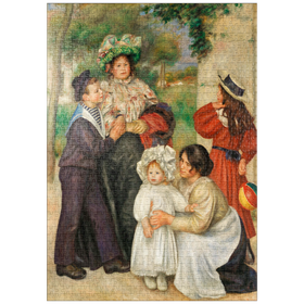 Darstellung des Puzzle-Motivs The Artist's Family (La Famille de l'artiste) (1896) by Pierre-Auguste Renoir – Puzzleteile: 1000