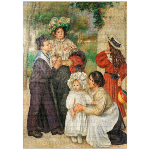 puzzleplate The Artist's Family (La Famille de l'artiste) (1896) by Pierre-Auguste Renoir 1000 Puzzle