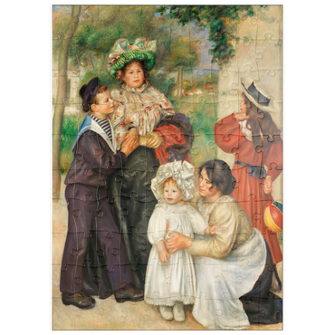puzzleplate The Artist's Family (La Famille de l'artiste) (1896) by Pierre-Auguste Renoir 100 Puzzle