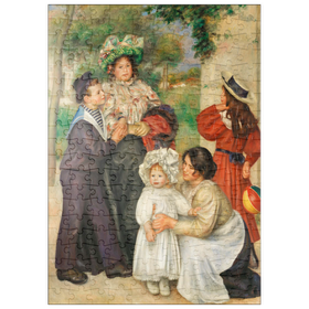 Darstellung des Puzzle Motivs The Artist's Family (La Famille de l'artiste) (1896) by Pierre-Auguste Renoir - Puzzleteile: 200