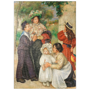 puzzleplate The Artist's Family (La Famille de l'artiste) (1896) by Pierre-Auguste Renoir 500 Puzzle