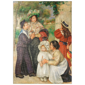 Darstellung des Puzzle Motivs The Artist's Family (La Famille de l'artiste) (1896) by Pierre-Auguste Renoir - Puzzleteile: 500