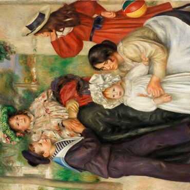 The Artist's Family (La Famille de l'artiste) (1896) by Pierre-Auguste Renoir 500 Puzzle 3D Modell