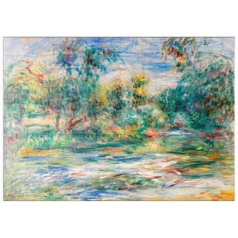puzzleplate Landscape (Paysage) (1917) by Pierre-Auguste Renoir 100 Puzzle