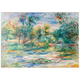 Darstellung des Puzzle Motivs Landscape (Paysage) (1917) by Pierre-Auguste Renoir - Puzzleteile: 100