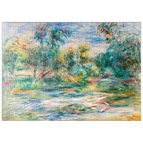 puzzleplate Landscape (Paysage) (1917) by Pierre-Auguste Renoir 200 Puzzle