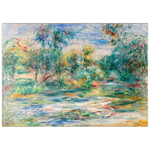 puzzleplate Landscape (Paysage) (1917) by Pierre-Auguste Renoir 500 Puzzle