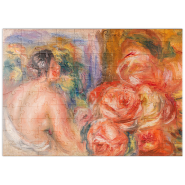 puzzleplate Roses and Small Nude (Roses et petit nu) (1916) by Pierre-Auguste Renoir 100 Puzzle