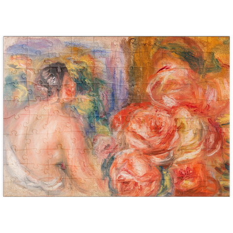 puzzleplate Roses and Small Nude (Roses et petit nu) (1916) by Pierre-Auguste Renoir 100 Puzzle